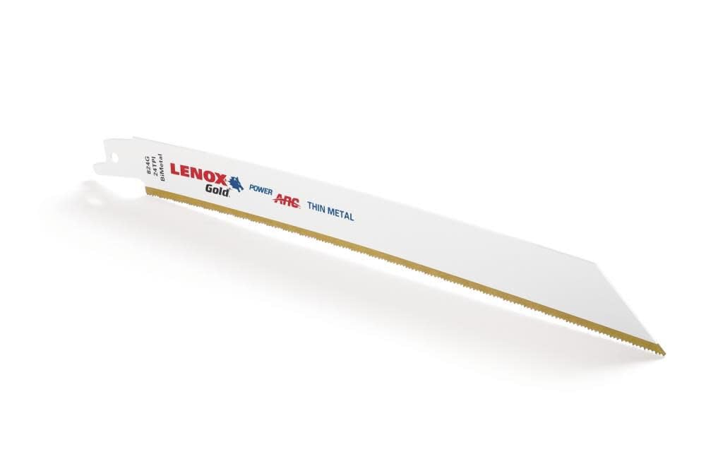 Amazon.com: Lenox 8 英吋24 Tpi 金力弧形往復鋸片5 入: 家居裝修